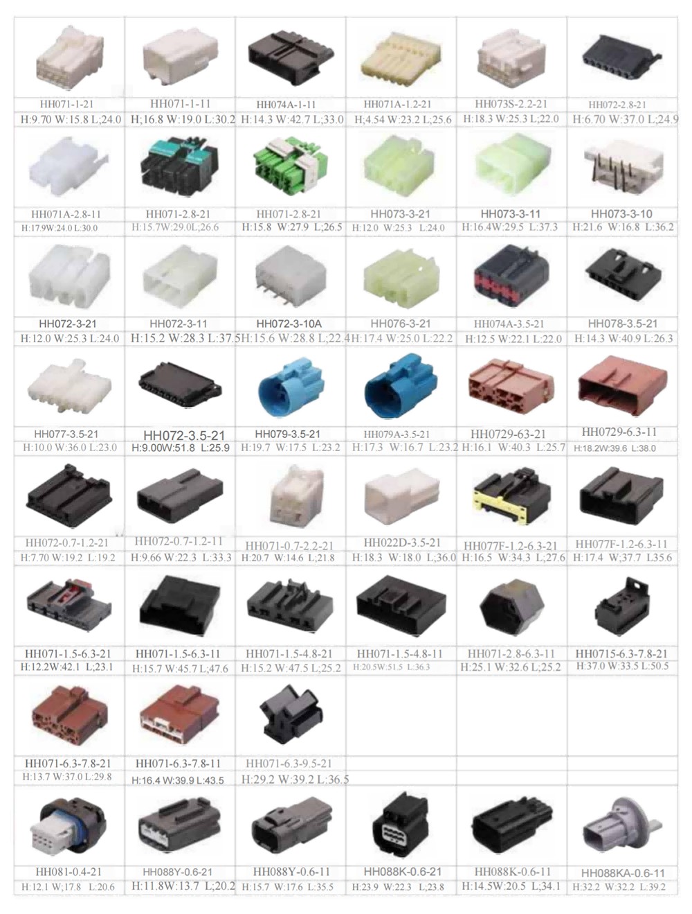 8 Pin Auto Connectors