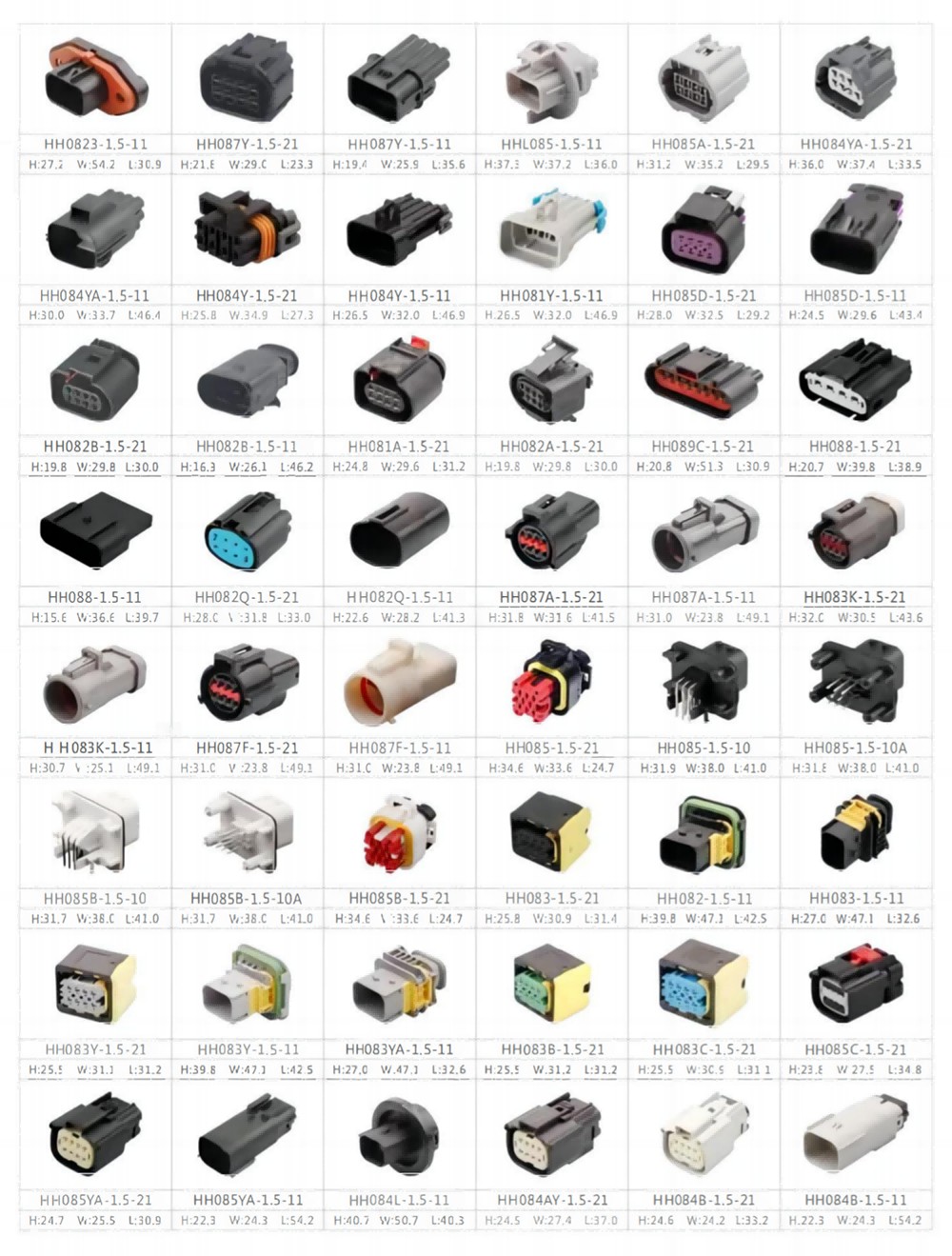 8 Pin Auto Connectors