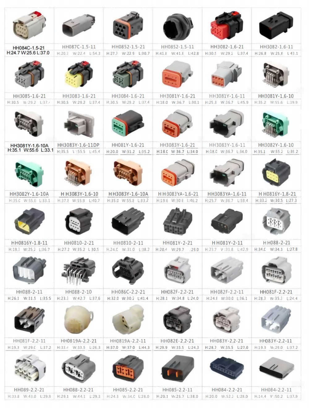 8 Pin Auto Connectors