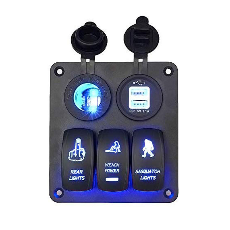 3gang switch panel