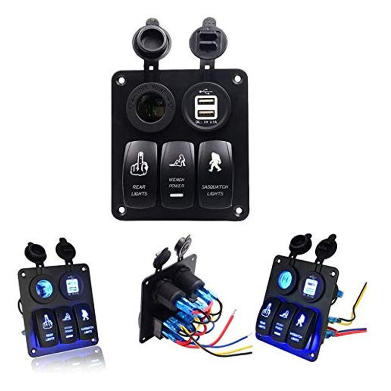 3gang switch panel