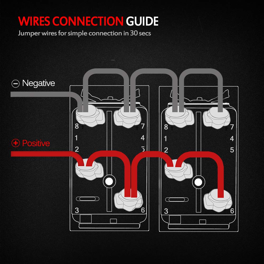 2 Rocker Switch Panel