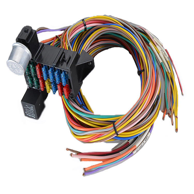 14-way fuse box wire harness