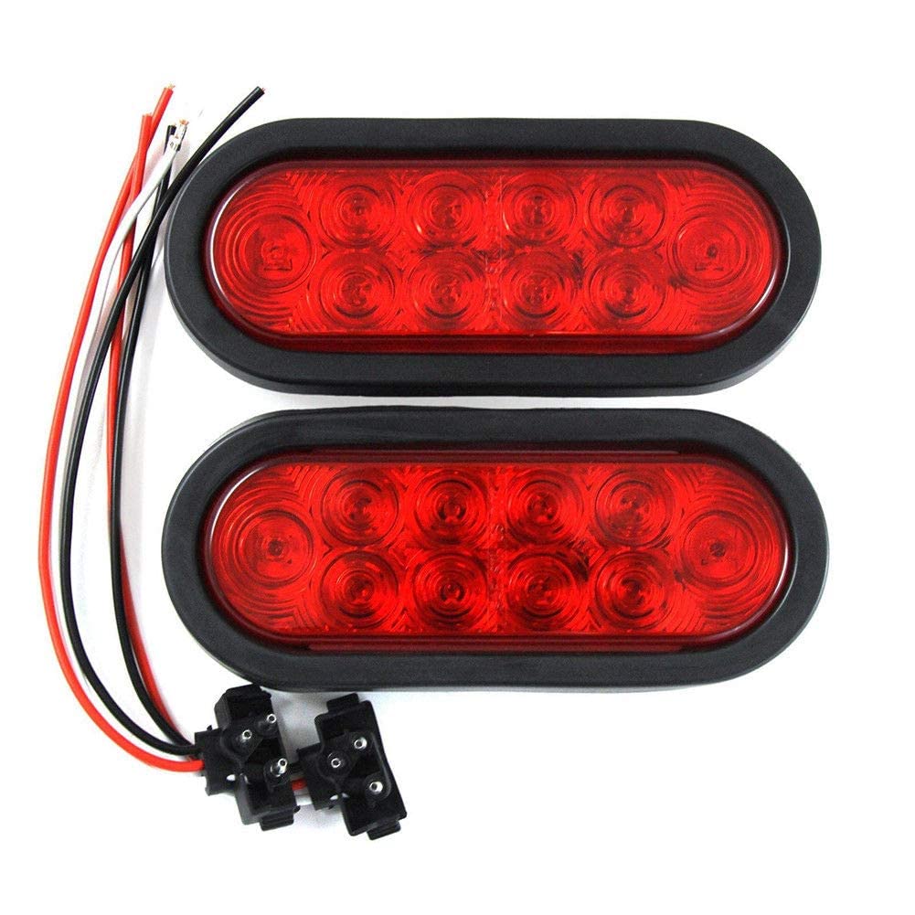6 inch Stop Turn Tail Light Marine Waterproof 3-pin plug