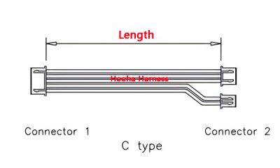 1 to 2 Splitter Wire Harness