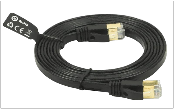Cat 7 Shielded Flat Jumper Cable