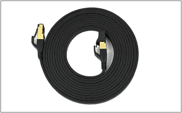Cat 8 Shielded Flat Jumper Cable