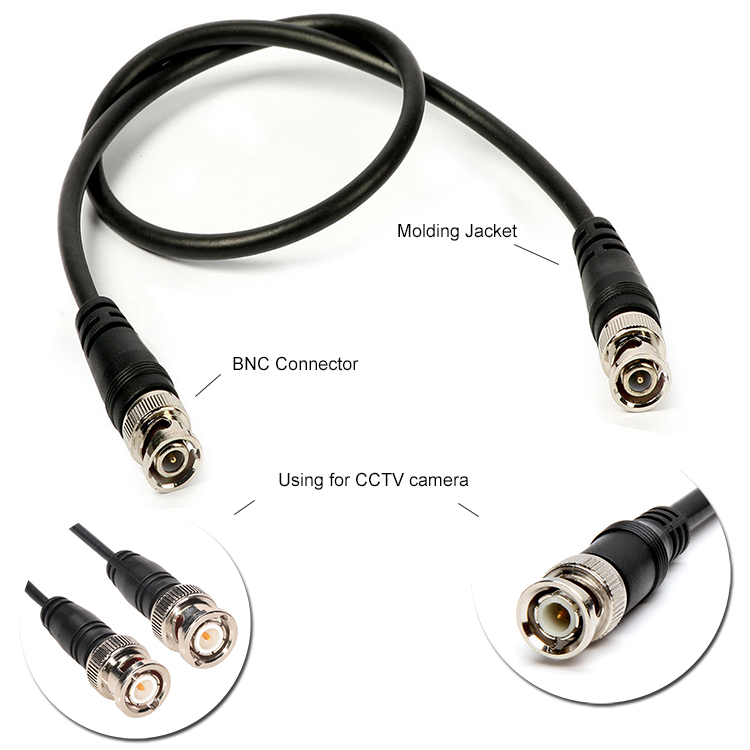 BNC cbale male to male entension cable