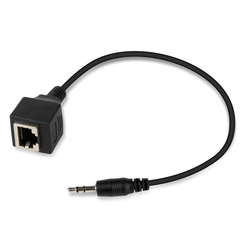 RJ45 8P8C female to DC3.5mm male cable