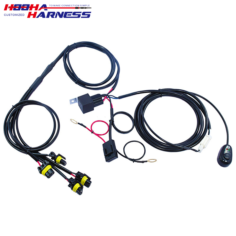 customize fog light extension wire harness