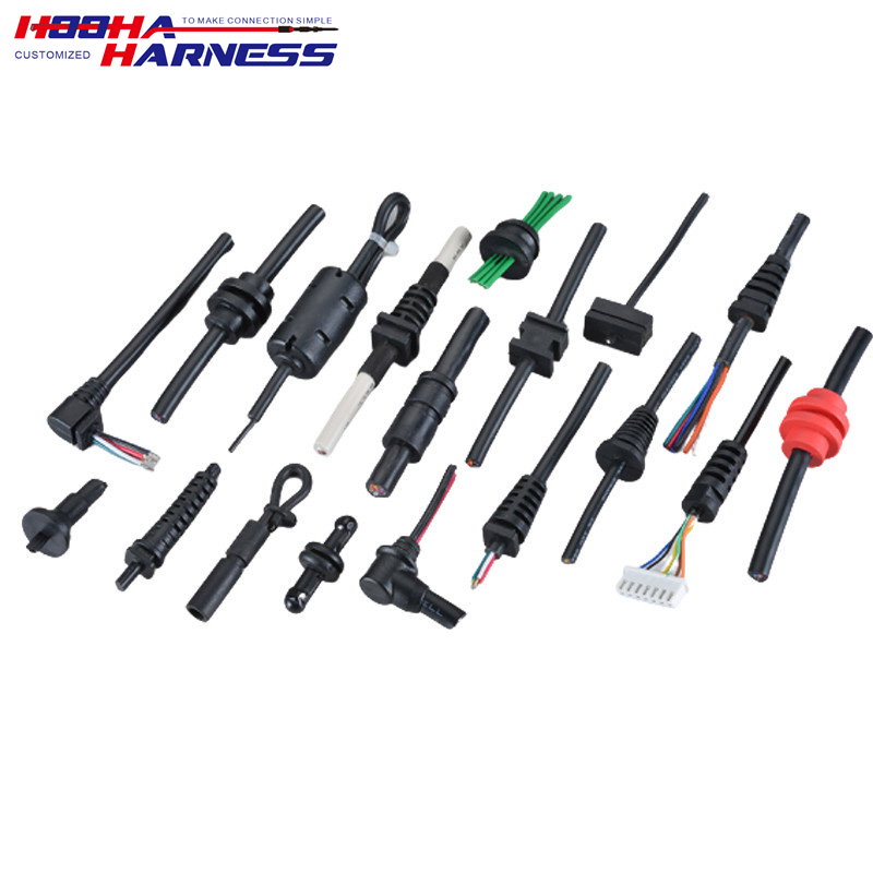 molding cable strain relief injection mold wire cable hooha harness