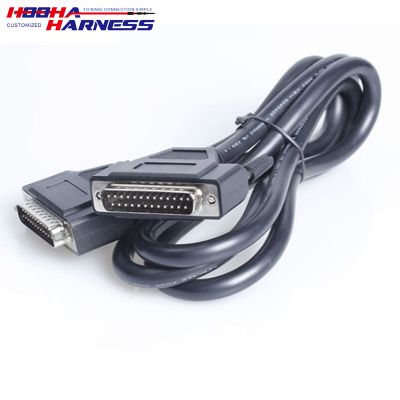 D-sub 25pin male to female connector cable