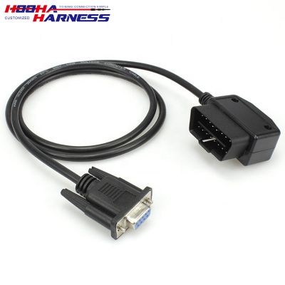 OBD2 16Pin to DB9 Serial Port Adapter Cable
