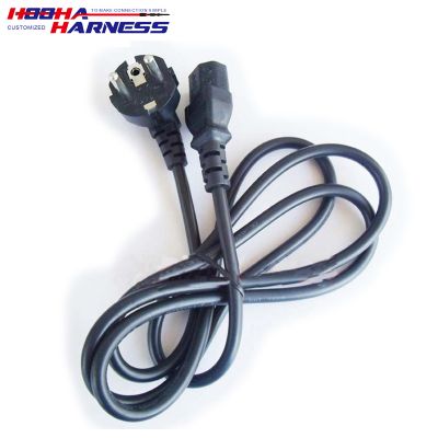 VDE certificated 16A250V European standard power cord