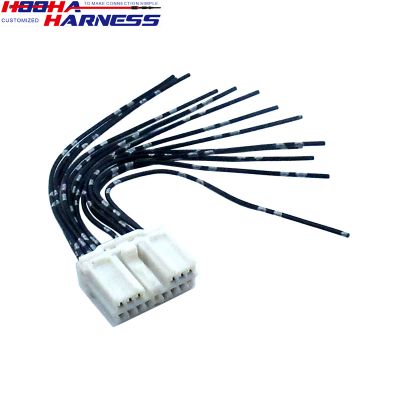 Audio/Video cable,Automotive Wire Harness,custom wire harness,15-pin/pole/position connector