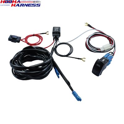 LED light wire harness,Automotive Wire Harness,Fuse Holder/Fuse Box,OFF-Road,custom wire harness,rocker switch