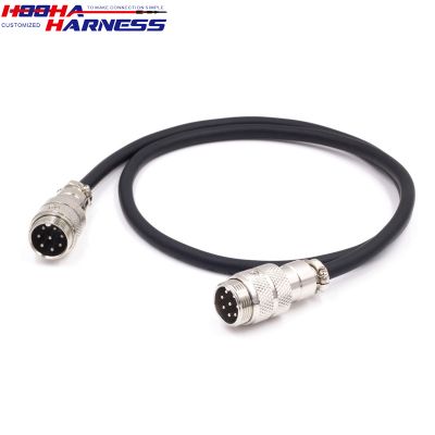 GX16 connector 8pin male to male cable