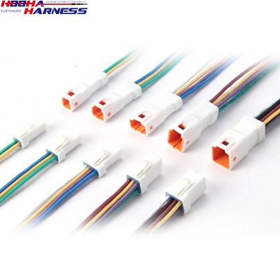 JST JWPF VSLE series male to female waterproof type connector wire to wire assembly service