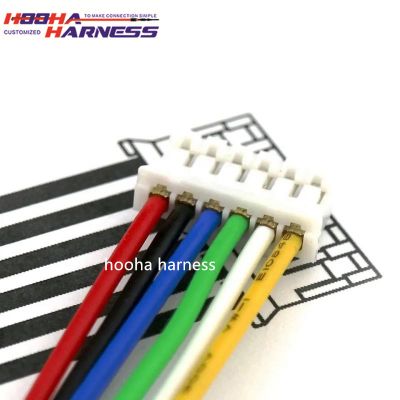 JST PH series connector 6pin housing PHR-6 custom wire harness assembly